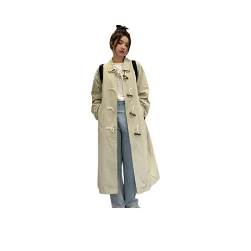 PZHK Светлый хаки Женская тренч-куртка
