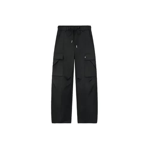 CAISEDI Повседневные брюки Мужские Черные