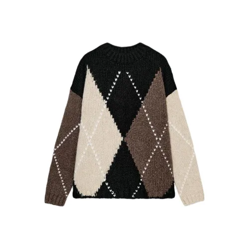 ZARA Черные Телесные Женские Свитера