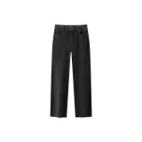 Деним, вымытый, черный, 98201