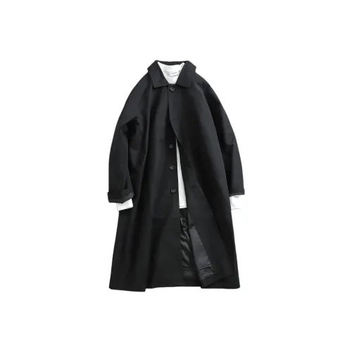 GONGNU Черный Унисекс Тренч