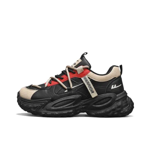 Warrior Эксклюзивный пуховые обувь износостойкая легкая низкий топ массивные кроссовки мужской