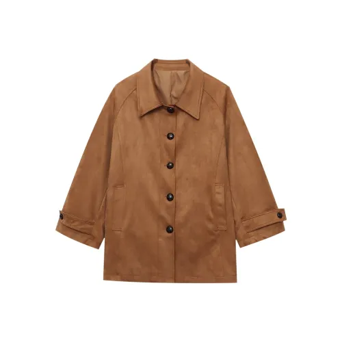 CHARM PICK Хаки Женская тренч-куртка