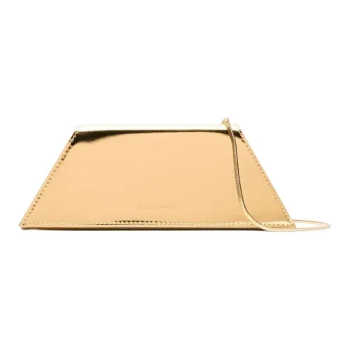 AMINA MUADDI Телячья кожа Одно плечо Через плечо Клатч Женский Золотой