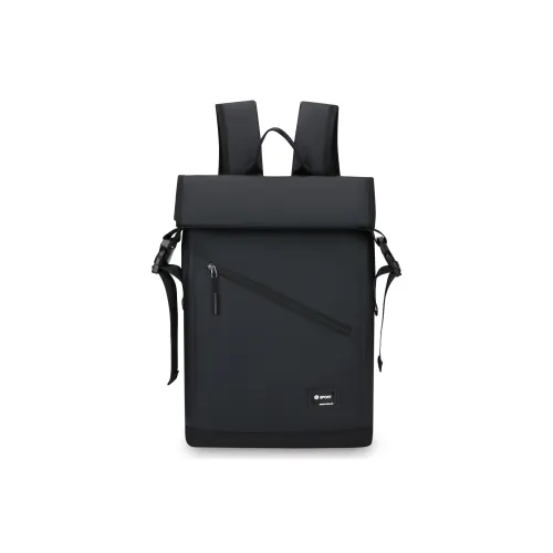 BGAY Nylon Backpack Unisex Black
