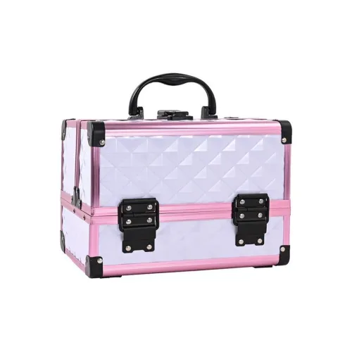 RULINSHI Tattoo Nail Art Хранение Коробка Инструменты для красоты Алюминиевый Кейс с Большой емкостью и Зеркальце Сумка для макияжа и Туалетных принадлежностей