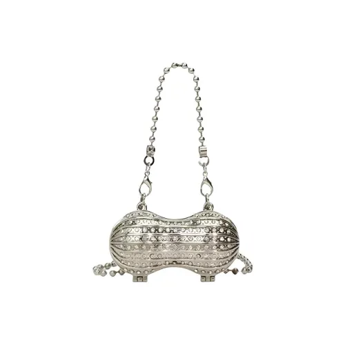 ALOENEY Акриловая сумка через плечо Стандартная Унисекс Золото Серебро