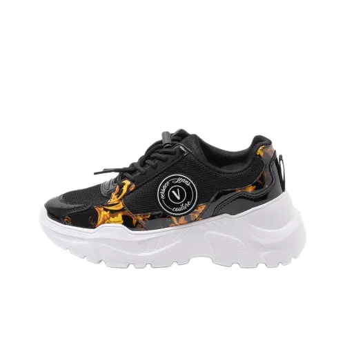 VERSACE JEANS COUTURE Speedtrack Low Топ Толстоподошвенные кроссовки Женские Черный