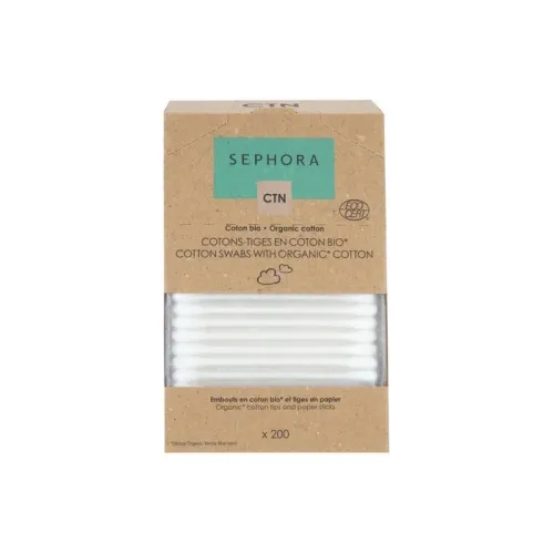 Sephora Макияж Хлопковые Ватные Батончики 200 шт. Коробка
