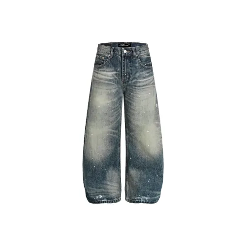 WELTER EXPERIMENT Blue Unisex Jeans WELTER EXPERIMENT Синий Унисекс Джинсы