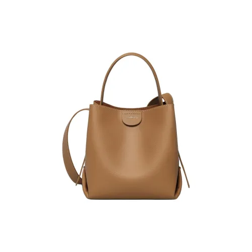 MILLIE'S Коровья кожа Сумка Ведрообразной формы Стандартная Женская Чай Коричневый Кофейный Коричневый