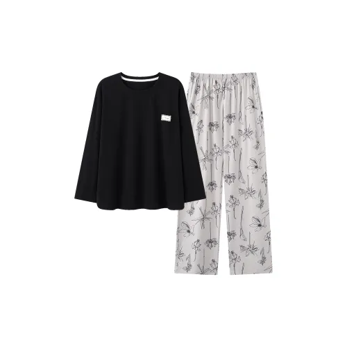 Shivs Домашний Комплект Женская Черный