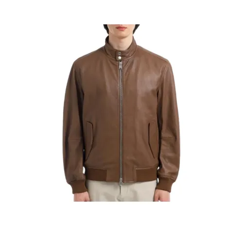 Hugo Boss FW25 Кожа Куртка Мужская