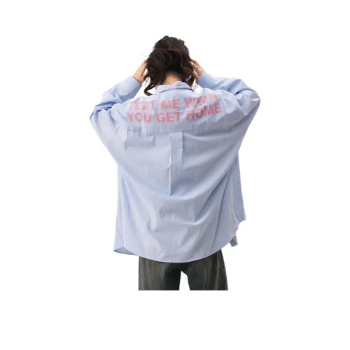 RDRE Синий Унисекс Рубашки