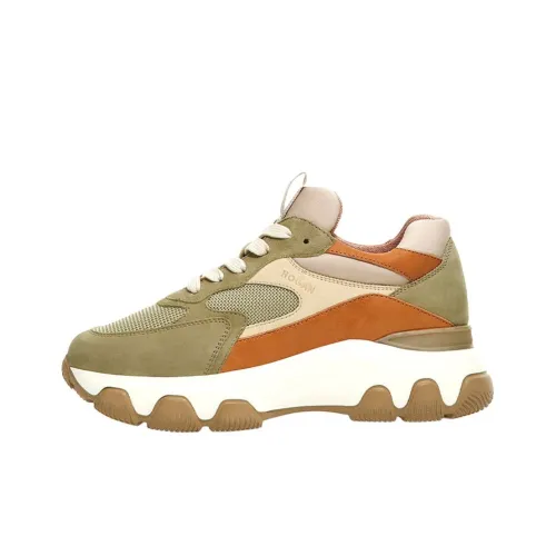HOGAN Hyperactive Low Топ Повседневная обувь Женская Зеленая Коричневая