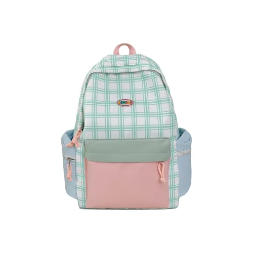 G.DUCKKIDS Нейлоновый рюкзак розовый и зеленый желтый и синий