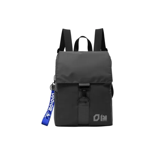 ElevethSign Полиэстер Рюкзак Средний Унисекс Черный Синий