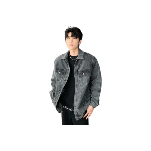 NEVER RULE Синий Унисекс Джинсовые куртки