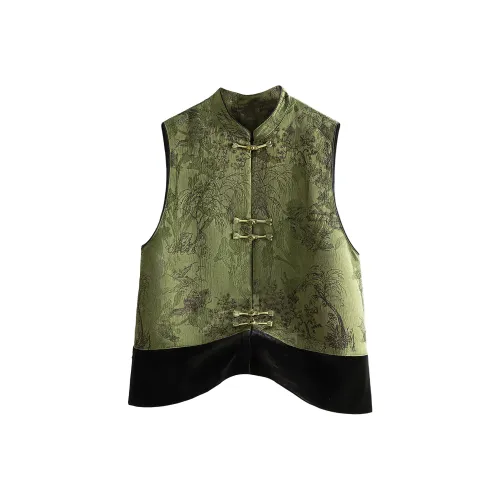 Cypress House Зеленый Основа Чернила Женские Жилеты