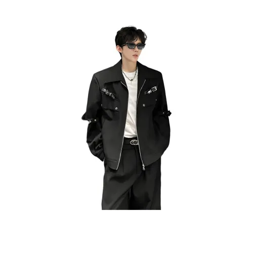 LINGSHI Черный Унисекс Куртки