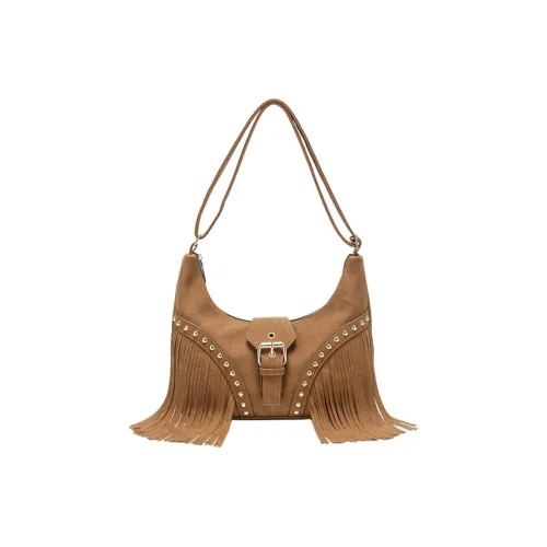 PAYOT Синтетическая кожа Сумка через плечо Стандартная Женская Коричневая