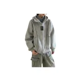 Серый, с флисовой подкладкой, улучшенный