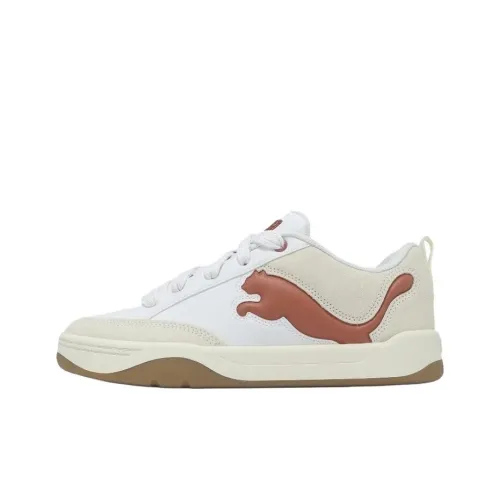 PUMA Park Lifestyle Скейтборд Кроссовки Унисекс Бежевый Белый