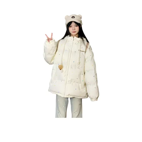 YINLEI Экрю Женские пуховики