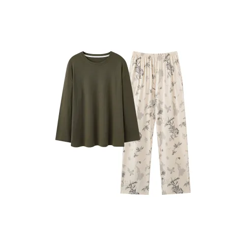 Shivs Домашний Комплект Женские Темно-Зеленый