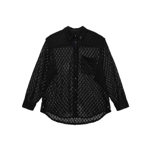 TREEMINGBIRD Кружево Украшенное Комплект Вверх Рубашка Женская