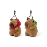 Подвеска Капибара 1 пара (Черепаха + Клубника)