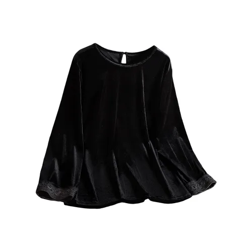 SIBAISHE Черные Женские T-рубашки