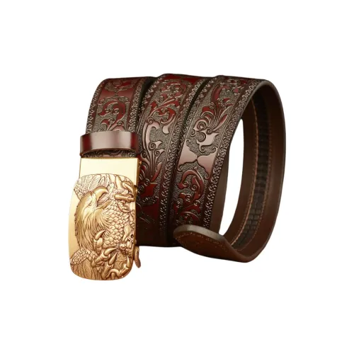 Devanro Ремни из коровьей кожи Мужской 3,5 см