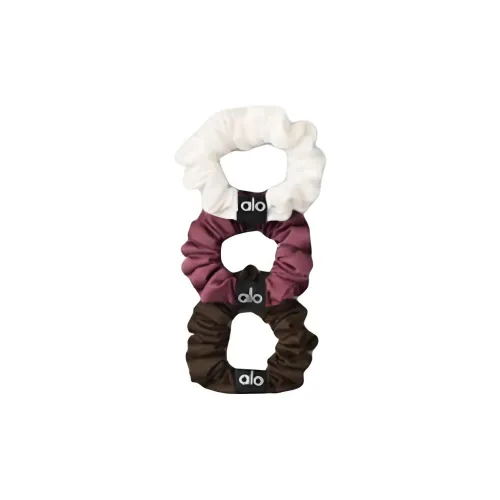 Alo Yoga Полиэстер Резинка для волос Женская Бордовый Трюфель Эспрессо Белый