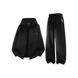 Черный (Большой Синий Кленовый) + Черный (Me45 Улыбка Этикетка Брюки Левый карман Этикетка)