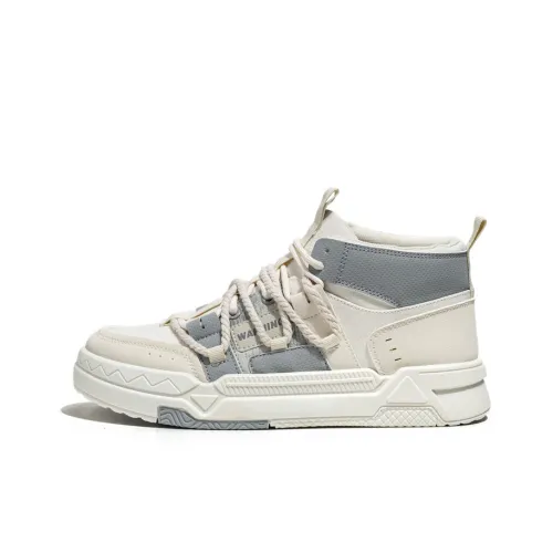 Frank Mully Аbrasion Resistant Slip Resistant визуально увеличивает рост MID Топ Кроссовки для скейтбординга Мужской