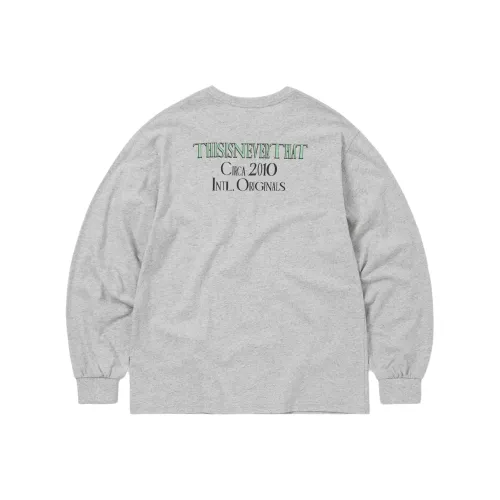 Thisisneverthat FW25 CIRCA 2010 L S футболка Вереск GREY T рубашка унисекс