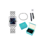 Радужный синий логотип, в комплекте с коробкой