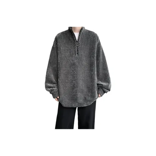 TUOFEI Серый Унисекс Свитшоты