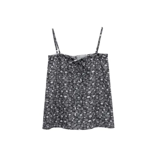 UNSPECIFIED Маленький цветок Топ на бретелях Женский