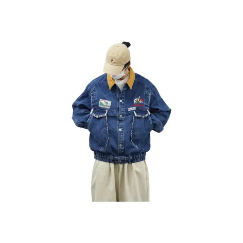 IXXAT Синий Унисекс Джинсовые куртки