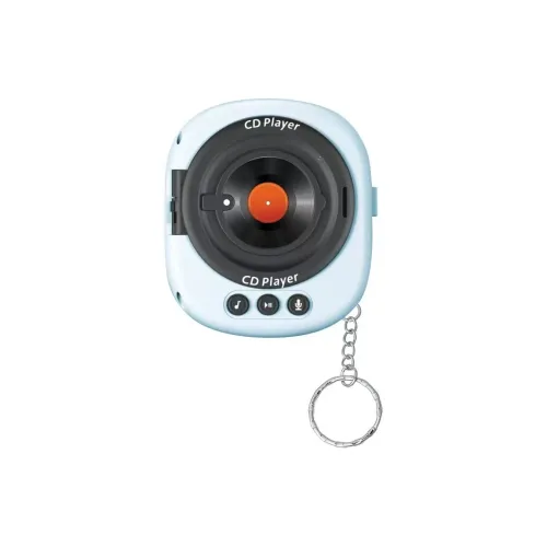 FGHGF Пластинка Игрок Музыкальный Брелок с возможностью воспроизведения виниловых пластинок и функциональностью портативного проигрывателя EDC игрушки