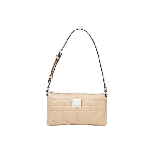 KARL LAGERFELD Овчина Сумка на плечо Женская Бежевая