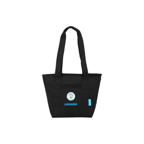 Конверс Дораэмон Коллаборация Хлопок Тоут Сумка Сумка для покупок Сумка Сумка через плечо Средний Унисекс Черный