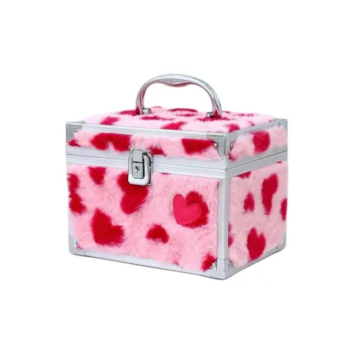 RULINSHI Портативный Алюминиевый Путешественный Переносной Холодильник Коробка с Плюшевым Мешком для Хранения Косметичка Сумка для Туалетных Принадлежностей
