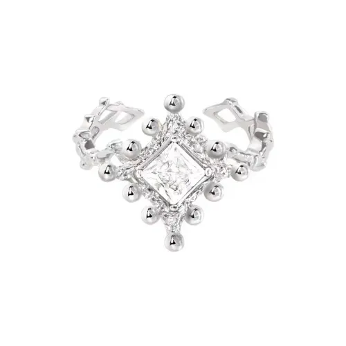 VARYVASE Белое золото с медным покрытием кольца женские