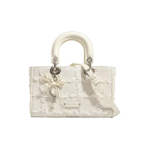 SMILE FOCUS Microfiber Synthetic Leather One Shoulder Bag Standard Women's Ecru SMILE FOCUS Микрофибра Синтетическая Кожа Одно Плечо Сумка Стандартная Женская Экрю