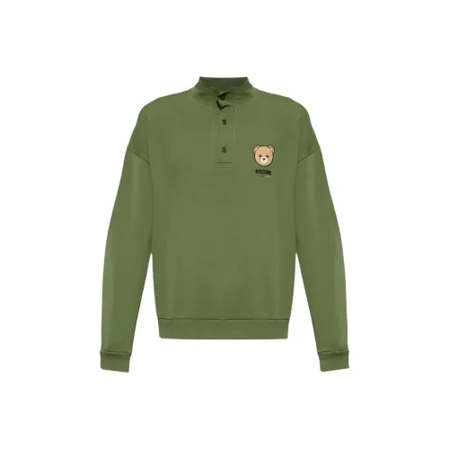 MOSCHINO Зеленая Мужская Поло