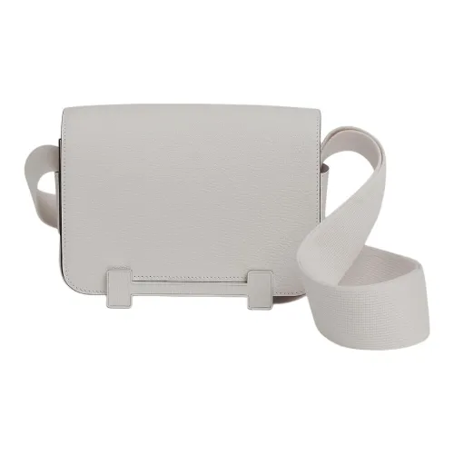 HERMES Geta Mysore Chevro Сумка через плечо Сумка на плечо Женская Жемчужно-серый