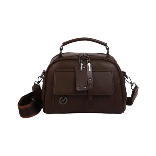 ARTEC ПУ (полиуретан) Сумка Стандартная Унисекс Кофейного Черного цвета